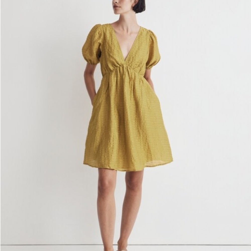 Madewell AnneMarie‎ Puff Sleeve Mini Dress